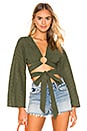 view 1 of 4 Molly Blouse in Moss Green
