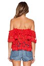 view 4 of 4 Amelia Crop Top in Cayenne