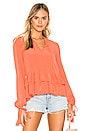 view 1 of 4 Savannah Top in Salmon
