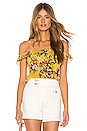 view 1 of 4 Lily Top in Yellow Dahlia