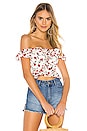 view 1 of 4 Lily Top in Red Dolly Floral