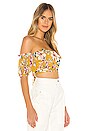 view 2 of 4 Doreen Top in Mustard Floral