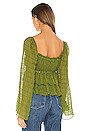 view 3 of 4 Lucy Top in Moss Green