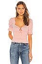 view 1 of 4 Cooper Top in Blush Pink