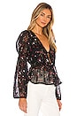 view 3 of 6 BLUSA JACKSON in Black Poppy Floral