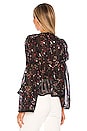view 4 of 6 Jackson Blouse in Black Poppy Floral
