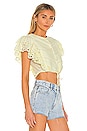 view 2 of 4 Parker Top in Light Yellow
