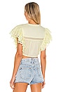 view 3 of 4 Parker Top in Light Yellow