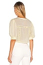 view 4 of 5 Brielle Embroidered Top in Mellow Yellow