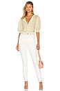 view 5 of 5 Brielle Embroidered Top in Mellow Yellow