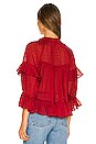 view 3 of 5 Abby Top in Deep Red