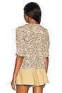 view 3 of 4 Leah Top in Priya Camel Floral