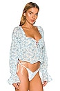 view 2 of 4 Clemency Top in Blue Ivory
