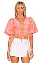 view 1 of 4 Lucia Top in Coral