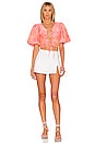 view 4 of 4 Lucia Top in Coral