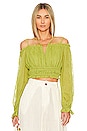 view 1 of 5 Dahlia Top in Green