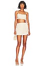 view 4 of 4 Nora Crop Top in Frosted Almond