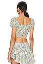 view 4 of 5 Loma Crop Top in Green Floral