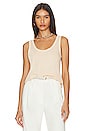 view 1 of 4 Green the Nora Tank Top in Peach Dawn
