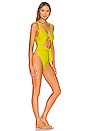 view 2 of 3 Duffy One Piece in Chartreuse