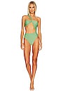 view 1 of 3 Elvia One Piece in Jade