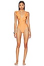 view 1 of 3 MAILLOT DE BAIN 1 PIÈCE LUCA in Apricot