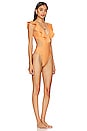 view 2 of 3 MAILLOT DE BAIN 1 PIÈCE LUCA in Apricot