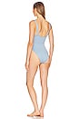 view 3 of 3 Kacy One Piece in Blue & White