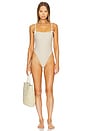 view 1 of 3 Pucara One Piece in Beige & White