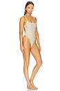 view 2 of 3 Pucara One Piece in Beige & White