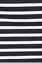 view 5 of 5 Corina Top in Black & White Stripe