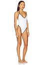 view 2 of 3 Kacia One Piece in White & Black
