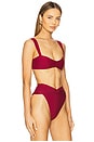 view 2 of 4 ТОП БИКИНИ MIRELLA in Merlot Red
