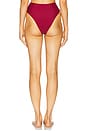 view 3 of 4 Lucci High Waist Bottom in Merlot Red