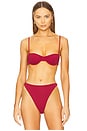 view 1 of 4 Tacey Top in Merlot Red