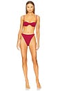view 4 of 4 Tacey Top in Merlot Red