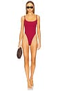 view 1 of 4 Tacey One Piece in Merlot Red