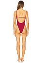 view 3 of 4 Tacey One Piece in Merlot Red