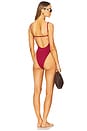 view 4 of 4 Tacey One Piece in Merlot Red