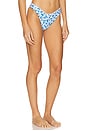 view 2 of 4 Amy Bottom in Blue Ditsy Floral
