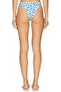 view 3 of 4 Amy Bottom in Blue Ditsy Floral