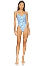 view 1 of 3 BAÑADOR AMY in Blue Ditsy Floral