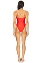 view 3 of 3 Floria One Piece in Bright Red