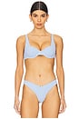 view 1 of 5 Aster Top in Blue Gingham