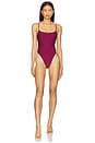 view 1 of 3 Dova One Piece in Wine Red