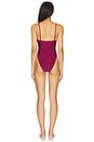 view 3 of 3 Dova One Piece in Wine Red
