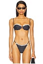 view 1 of 5 Charmaine Top in Black & White Dot