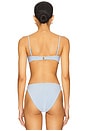 view 3 of 5 Lottie Top in Blue & White Stripe