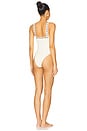 view 3 of 4 Anica One Piece in Ivory & Black