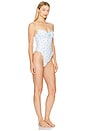 view 2 of 3 Jeanne One Piece in Blue Floral